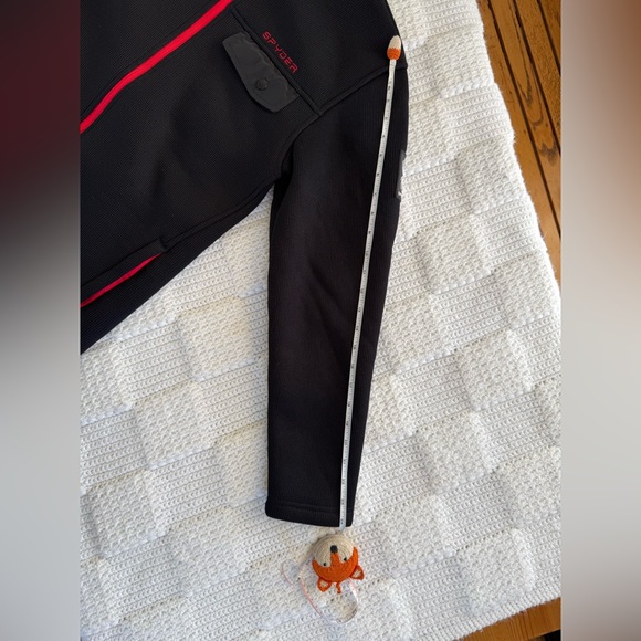 MENS SPYDER EXPO FLEECE LINED FULL ZIP INSULATED WOVEN JACKET - Picture 15 of 16